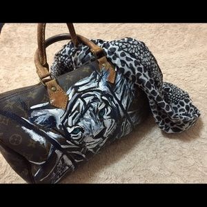 Custom hand painted Authentic Louis Vuitton Speedy